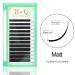 Flat Lashes 0.15 & 0.20 - C CC D DD Curl - Matte Black Eyelash Extensions 8-15 Mix (12mm) - BM-D-0.15-12 - Buy Online on GoSupps.com