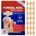 Patchs pour les Mycoses des Ongles (21 pi ces) Traitement et R paration des Mycoses des Ongles des Pieds Multi-usages pour les Ongles pais Fissur s et D color s Soin et R paration des Ongles Ab m