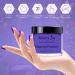 Dark Purple Nail Dip Powder - 28g/Box, No Lamp Cure, Natural Dry, Summer Gel Color (No.30) - Buy Online on GoSupps.com