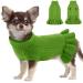 Doll collar dog dresses sweater jacket pet cat dog sweater winter dog princess dress pet coat dog clothes for autumn winter green xxl xxl green green