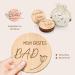 Paperkiddo Baby Milestone Cards - 30 Wooden Designs for Expectant Parents | Perfect Gift for Baby Showers - Buy Online on GoSupps.com