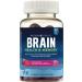 Natural Vitality Brain Health & Memory Gummies - Functional Mushroom Extract Blend - Vegan & Gluten Free - Raspberry Flavored - 60 Gummies - Buy Online on GoSupps.com