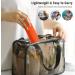 FERYES Travel Makeup Brush Holder - Stylish Orange/Sunset Chevron | Perfect for On-the-Go Beauty - Buy Online on GoSupps.com