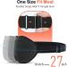 INNELO 3D Contoured Sleep Mask for Side Sleepers | 100% Light Blocking Eye Mask for Men and Women | Soft, Pressure-Free Blindfold for Travel, Yoga, and Naps | Black Upgraded - Buy Online on GoSupps.com