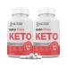 Justified Laboratories (2 Pack) Keto Bites ACV Pills 1275MG Formulated with Apple Cider Vinegar Keto Support Blend Alternative to Gummies 120 Capsules