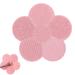 1Pc Pink Silicone Makeup Brush Cleaning Bearings with Suction Cups Silicone Makeup Brush Cleaning Tool Makeup Brush Tools Brush Cleaners Makeup Brush Cleaning Beauty and Personal Care