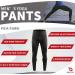 BALEAF Men's Yoga Leggings Running Tights with Pockets - Black Large - Buy Online on GoSupps.com