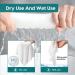HiyaLife 180 Large Dry Wipes - Biodegradable & Chemical-Free Disposable Face Towel for Sensitive Skin - Wet/Dry Use - Makeup Removal - Soft & Thick - Buy Online on GoSupps.com