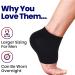 Moisturizing Socks for Men & Women - Aloe Vera Cracked Heel Treatment | Lotion Gel Callus Remover - 2 Pairs X-Large Black - Buy Online on GoSupps.com