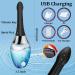15oz Electric Enema Bulb - 3 Speeds & 7 Vibration Modes | Anti Back-Flow Douche for Men & Women | Colon Cleansing & Vaginal Cleaner Kit - Buy Online on GoSupps.com