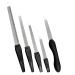 SONNENSCHEIN by Hans Kniebes Set of 5 Sapphire Nail Files Coarse/Fine for Manicure and Pedicure Black