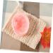 Baluue 4pcs Handmade Soap Bag Small Mesh Bag Drawstring Shower Bag Mesh Storage Bags Cotton Linen White - Buy Online on GoSupps.com
