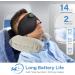 Sleep Eye Mask Headphones - Wireless Bluetooth 5.2 Silk Mask with 38 Soothing Sounds & 14 Hours Battery | Perfect for Side Sleepers - Buy Online on GoSupps.com