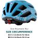 Matte Blue Adult Youth Bike Helmet | Lightweight & Adjustable for Women, Men, Teenagers, Kids | Detachable Visors | Road & Mountain Bicycle Helmet - M (54-58 cm) - Buy Online on GoSupps.com