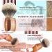 Anbbas Men's Pure Badger Hair Shaving Brush - Manchurian Ash Wood Handle - Buy Online on GoSupps.com