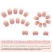 Oval Short French Press-On Nails | Mrcuvaryas Pink Gradient Soft Gel Nail Tips Full Cover - Buy Online on GoSupps.com