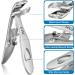 Professional Toenail Clippers for Thick Nails - Ergonomic Design, Wide Jaw & Sharp Blade - Heavy Duty Toe Nail Clippers for Seniors - Gifts for Men & Women - Buy Online on GoSupps.com