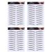 Beaupretty 4pcs Hair-like Authentic Eyebrows Natural Tattoo Eyebrow Stickers Waterproof Eyebrow Transfers Stickers for Women Men (Brown 1)