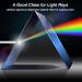 4 Pack K9 Optical Crystal Prism Set - Triangular Prism, Crystal Ball, Cube, Pyramid - Ideal for Science, Photography, and Play - Buy Online on GoSupps.com