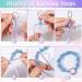 Cridoz Boondoggle String Kit with 20 Rolls Plastic Lacing Cord and 50 Keychain Accessories - Lanyard String Set for Crafts & Weaving - Buy Online on GoSupps.com