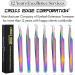 Lash Tools Fiber Tip Curved 90 Degree Tweezers for Eyelash Extensions - Stainless Steel Lash Supply (Diamond Grip) - Buy Online on GoSupps.com