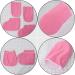 FOMIYES 8 Sets Leather Horn Boots Paraffin Bath Wax Treatment Foot Cover Paraffin Wax Booties Spa Tanning Mitt Feet Paraffin Wax Mittens Glove Women's Manicure Tools Polyester Lining Hand - Buy Online on GoSupps.com