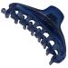 Camila Paris CP3220 French Hair Clip for Women Medium Narrow Open Girls Hair Claw Clips Jaw Fashion Durable and Styling Hair Accessories for Women Strong Hold No Slip Grip Made in France 3.5" Blue
