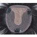 Susanki 10.2x11.9 cm Silk-Base Real Hair Topper with Pony Clip Dark Brown Wig for Women - 35.6 cm Hair Part - Buy Online on GoSupps.com