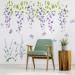 Runtoo Purple Flower Butterfly Wall Decals - Lavender Floral Stickers for Girls Bedroom & Living Room - Buy Online on GoSupps.com