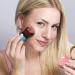 Vtrem Retractable Kabuki Makeup Brush | Portable Travel Face Blush Brush | Soft Bristles | Powder Brush with Cover | Purple/Blue/Champagne Color - Buy Online on GoSupps.com