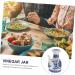 Milisten Ceramic Oil Control Pot Containers for Food Glass Vinegar Condiment Dispenser Cereal Container Terrarium Container Salad Water Dispenser Baby Ceramics Soy Sauce Bottle - Buy Online on GoSupps.com