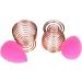 LanMa Beauty Sponge Blender Holder (2 Pack) Makeup Sponge Drying Stand - Rose Gold Display Stand for Egg Powder Puff - 2pc Set - Buy Online on GoSupps.com