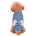 Amaone Chihuahua Dog Coat - Leopard Bowknot - Winter Jacket for Small Dogs - Rosa - One Size - Stylish & Cozy (0207FRBKA-Blue B) - Buy Online on GoSupps.com
