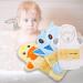 4 Pieces Baby Bath Gloves - Soft Animal Style Cotton Towels for Gentle Peeling - Duck Panda Sheep Design | Perfect for Baby Baths & Showers - Buy Online on GoSupps.com
