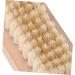 SKISUNO Wooden Nail Cleaning Brush Fingernail Cleaner Wood Nail Brush Wood Fingernail Scrubbing Brush Bristle Nail Scrubber Tool Hard Bristle Nail One Double Sided Wood Tools Bamboo Miss - Buy Online on GoSupps.com