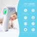 Non-Contact Infrared Digital Thermometer for Adults - 2-in-1 Body & Surface Fever Monitor in Pink & White | Fast International Shipping - Buy Online on GoSupps.com