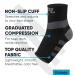 Powerlix Plantar Fasciitis Socks for Neuropathy - Ankle Brace Support for Arch & Heel Pain Relief - Toeless Compression Sleeve for Women & Men - Large (1 Pair) Black - Buy Online on GoSupps.com