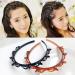 Double Bangs Headband with Clips - Fashionable Braided Hair Tool for Girls - 2pcs - Buy Online on GoSupps.com