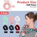 12 PCS Earplugs Pack - Noise Reduction Silicone Loops for 5 dB Mute | Comfortable Quiet Earplugs for Sleeping & Travel - Buy Online on GoSupps.com