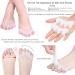 Bunion Corrector Kit - 15Pcs for Women and Men, Hallux Valgus Relief, Toe Spacer Straightener, Big Toe Separator, Metatarsal Sleeve Protector and Exercise Strap - Buy Online on GoSupps.com