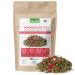Biomatea Biomatea Sonnenkuss Tea | 100 g Fruity and Floral Herbal Tea Blend with Lemon Balm Pomegranate Flower and Rosebud | for 30 Cups | Wellness Flower Tea | Bottled in Germany
