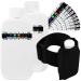Xiyztok 14Pcs Urine Test Complete Kit Travel Urine Test Kit with 2 Empty Bottles 10 Temperature Test Strips Leg Straps Oxford Pouch Portable Urine Testing Set for Hospital Laboratory(14 piece set)