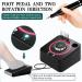 40000RPM Electric Manicure Drill Pen Set Nail File with Memory Funtion LCD Display Screen Art Salon Tool with Led Atmosphere Light Black 23*17*12CM - Buy Online on GoSupps.com