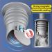 LUOFANG Drain Seal Drainages Solution Drain Pipe Anti-Odor Sealing Rings Drain Pipe Seal Stop for Kitchen & Bathroom 45-50mm Gray-45-50mm - Buy Online on GoSupps.com