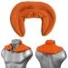 Neck pillow with stand-up collar orange - grape seed pillow - neck pillow heat pad - a very cozy neck warmer grape seeds
