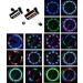 Singsinghome Bike Wheel Lights 14LED Waterproof Spoke Light Cycling Decoration Cool Bicycle Wheel Light Safety Tire Light 30 Patterns with Changing Color Auto On/Off 2 Pack