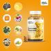 Wild & Organic Immune Support Gummies with Echinacea, Ginger, Astragalus, Mullein & Elderberry - Immunity Boost Supplement for Adults - 60 Chews - Buy Online on GoSupps.com