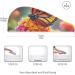 Butterfly on Lantana Flower Hair Towel 2 Pack - Super Absorbent Quick Dry Hair Turbans for Women & Girls - Buy Online on GoSupps.com