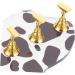 SOESFOUFU Fake Nail Stand 2 Sets Palette nail holder for press on nails bracket false nails supplies base artificial nails display holder nail display stand the cow manicure nail - Buy Online on GoSupps.com
