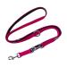 DDOXX dog leash Air mesh 3 -fold 2m |For small & large dogs |Double leash two dog cat puppy |Tug line big |Guide leash small |Running line puppy leash |Pink XS Rosa XS - 1.5 x 200 cm